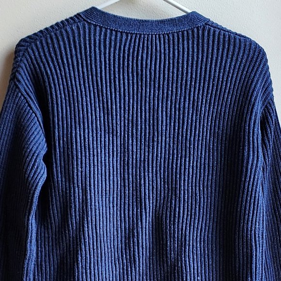 J. Crew Mercantile Navy Ribbed Open Cardigan Size Small - Picture 15 of 16